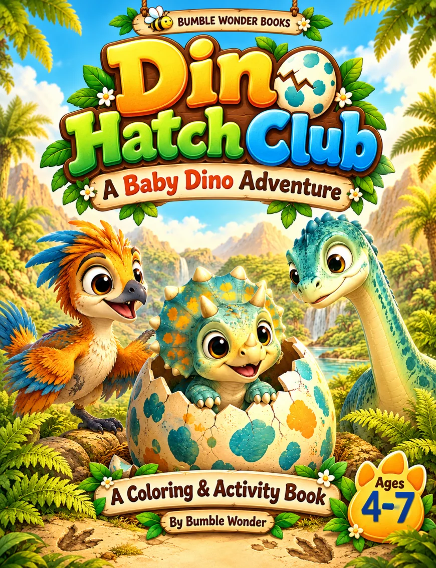 Dino Hatch Club approved book cover